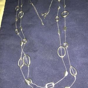19” stainless double strand necklace